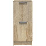 vidaXL Sideboard Sonoma-Eiche 30x30x70 cm Holzwerkstoff