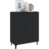 Sideboard Schwarz 69,5x34x90 cm Holzwerkstoff vidaXL