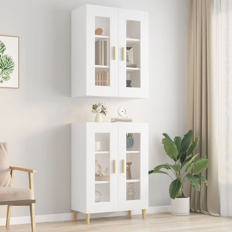 VidaXL Hangkast 69,5x34x90 cm Wit