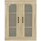 vidaXL Hängeschrank Sonoma-Eiche 69,5x34x90 cm