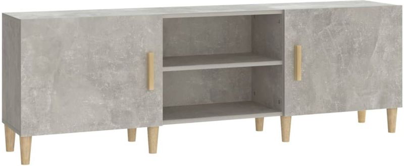 vidaXL TV-Schrank Betongrau 150x30x50 cm Holzwerkstoff