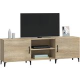 vidaXL-Tv-meubel-150x30x50-cm-bewerkt-hout-sonoma-eikenkleurig