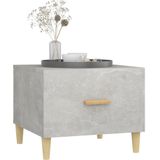 vidaXL Couchtische 2 Stk. Betongrau 50x50x40 cm Holzwerkstoff