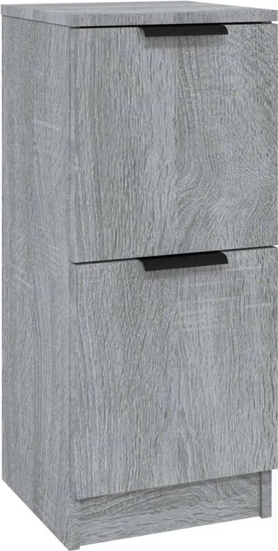 vidaXL Sideboard Grau Sonoma 30x30x70 cm Holzwerkstoff