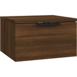 vidaXL Wand-Nachttische 2 Stk. Braun Eichen-Optik 34x30x20 cm