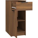 vidaXL - Bureaukast,5x50x75 - cm - bewerkt - hout - bruin - eikenkleur
