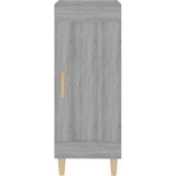 vidaXL Sideboard Grau Sonoma 34,5x34x90 cm Holzwerkstoff