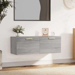 Wandschrank Grau Sonoma 100x36,5x35 cm Holzwerkstoff vidaXL
