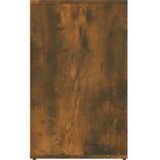 vidaXL Regal für Schminktisch Räuchereiche 80x40x65 cm Holzwerkstoff