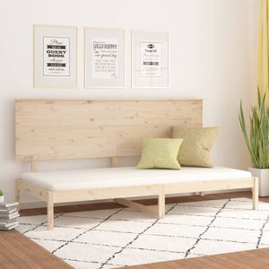 vidaXL - Slaapbank - zonder - matras - 90x200 - cm - massief - grenenhout
