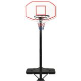 vidaXL Basketbalstandaard 258-363 cm polyetheen wit