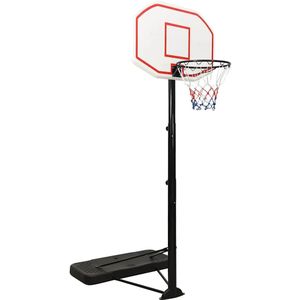 Yaheetech Basketbalkorf voor buiten, verstelbare korfhoogte 228 tot 303 cm, basketbalstandaard met wielen, basketbalkorf voor binnen/tuin/achtertuin