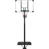 vidaXL Basketbalstandaard 256-361 cm polycarbonaat transparant