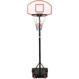 LuxeLivin' - Basketbalstandaard 216-250 cm polyetheen wit