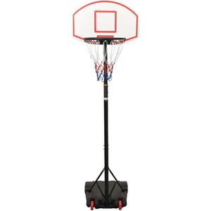 LuxeLivin' - Basketbalstandaard 216-250 cm polyetheen wit