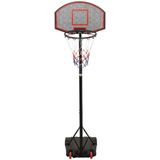 VDXL Basketbalstandaard 216-250 cm polyethyleen zwart