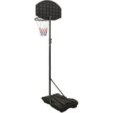 VDXL Basketbalstandaard 216-250 cm polyethyleen zwart