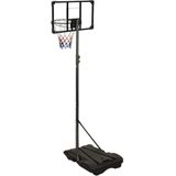 vidaXL Basketbalstandaard 216-250 cm polycarbonaat transparant