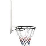 vidaXL Basketbalbord 109x71x3 cm polyetheen wit