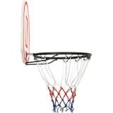 VDXL Basketbalbord 71x45x2 cm polyetheen wit