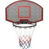 VidaXL Basketbalbord 71x45x2 cm Polyetheen Zwart