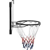 VDXL Basketbalbord 71x45x2,5 cm polycarbonaat transparant