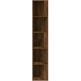 vidaXL-Hoekkast-33x33x164,5-cm-bewerkt-hout-bruin-eikenkleur