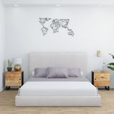 VidaXL Nachtkastjes 2 st 40x33x46 cm Massief Mangohout