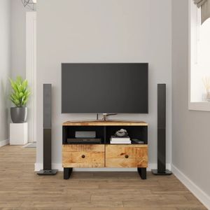 vidaXL Tv-meubel 70x33x46 cm massief mangohout