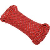 vidaXL Bootsseil Rot 3 mm 25 m Polypropylen
