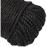 vidaXL Arbeitsseil Schwarz 6 mm 25 m Polypropylen