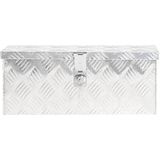 Opbergbox - Zilver - Aluminium - Vergrendelingssysteem