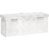 Opbergbox - Zilver - Aluminium - Vergrendelingssysteem