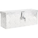 Opbergbox - Zilver - Aluminium - Vergrendelingssysteem