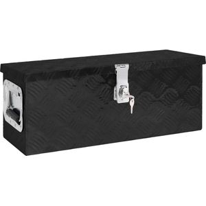 VidaXL-Opbergbox-60x23,5x23-cm-aluminium-zwart