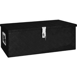 VidaXL-Opbergbox-80x39x30-cm-aluminium-zwart