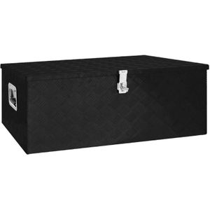 VidaXL-Opbergbox-100x55x37-cm-aluminium-zwart