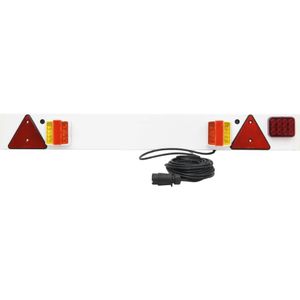 Vidaxl aanhangerverlichting led-lamp 12 v 115x6x14 cm rood