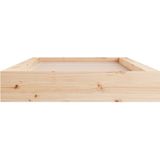 vidaXL - Bedframe - Massief Hout - 120x190 cm - Grenenhout