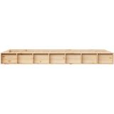 vidaXL - Bedframe - Massief Hout - 120x190 cm - Grenenhout