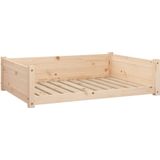 vidaXL - Hondenmand - 95,5x65,5x28 - cm - massief - grenenhout