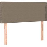 Kopfteil Taupe 90x5x78/88 cm Stoff vidaXL