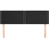 vidaXL Kopfteile 2 Stk. Schwarz 72x5x78/88 cm Kunstleder
