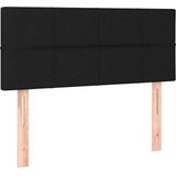 vidaXL Kopfteil Schwarz 90x5x78/88 cm Stoff