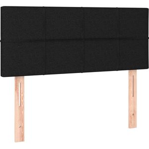 vidaXL Kopfteil Schwarz 90x5x78/88 cm Stoff