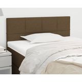 Kopfteil Dunkelbraun 100x5x78/88 cm Stoff vidaXL