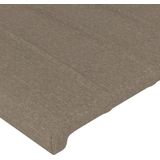 vidaXL Kopfteil Taupe 100x5x78/88 cm Stoff