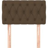 vidaXL Kopfteil Dunkelbraun 80x7x78/88 cm Stoff
