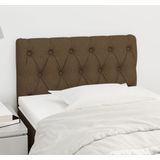 vidaXL Kopfteil Dunkelbraun 80x7x78/88 cm Stoff