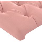 vidaXL - Hoofdborden - 2 - stx7x78/ - cm - fluweel - roze